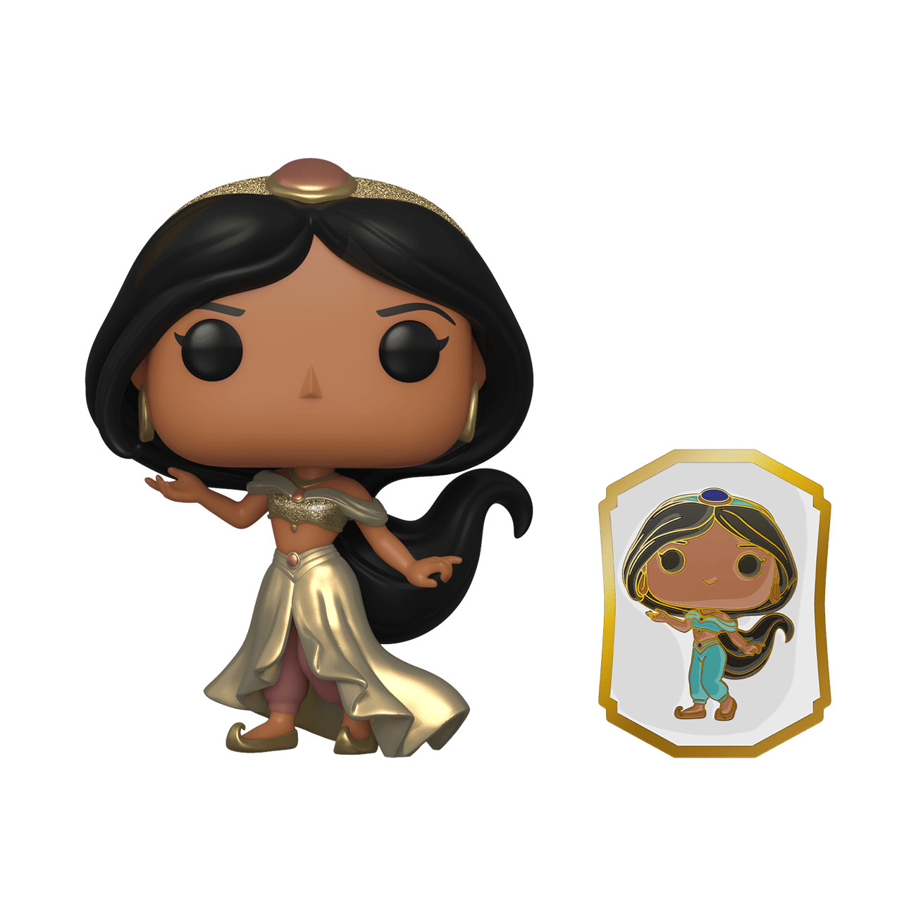 FUNKO POP! DISNEY ジャスミン（2021コミコン限定版） Funko POP! 2021 Fall Convention Princess Jasmine Pop & Pin