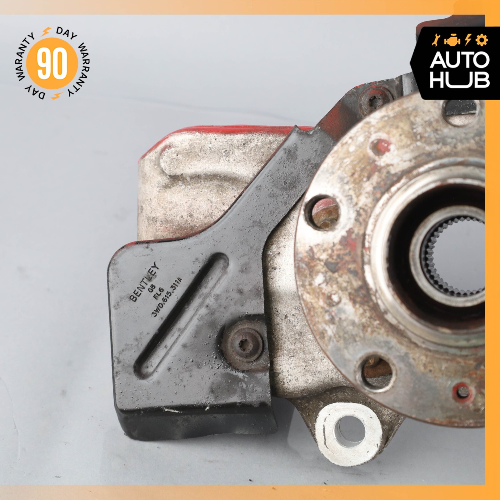 Bentley Continental Flying Spur Front Left Side Spindle Knuckle Hub OEM 53k