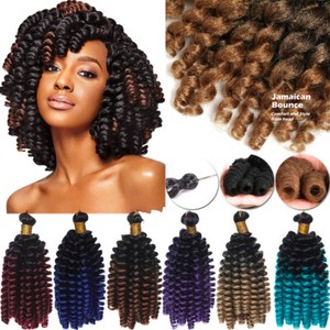 6 Toni Curly Afro Crochet Braiding Box Bounce Kinky Curly Spiral