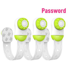 3 Pcs Child Safety Baby Cabinet Locks Adjustable with Password, Double system