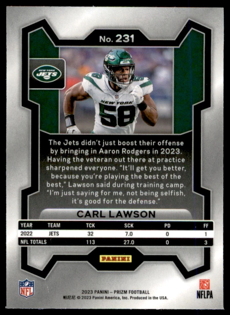 Lawson Carl jersey