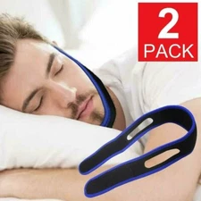 Snore Stop Belt Anti Snoring Cpap Chin Strap Sleep Apnea Jaw Solution Safety