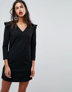 mango v neckline dress