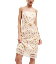 REFORMATION Neena Floral Linen Dress Size 6 Orig. $248 NWT
