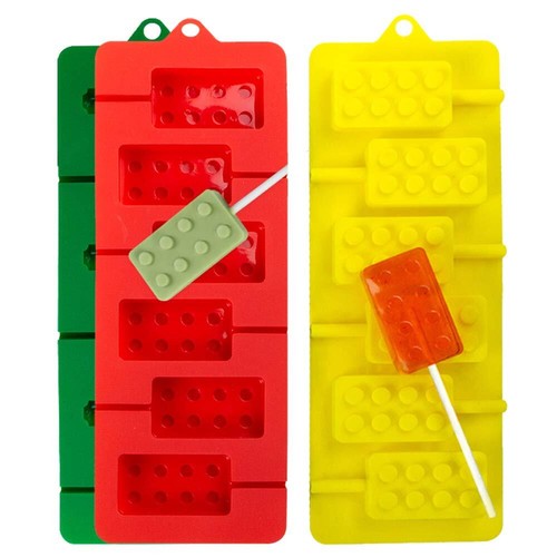 Silicone Lollipop Molds Brick Chocolate Hard Candy Lollypop Sucker Mold Set o... - Picture 6 of 6