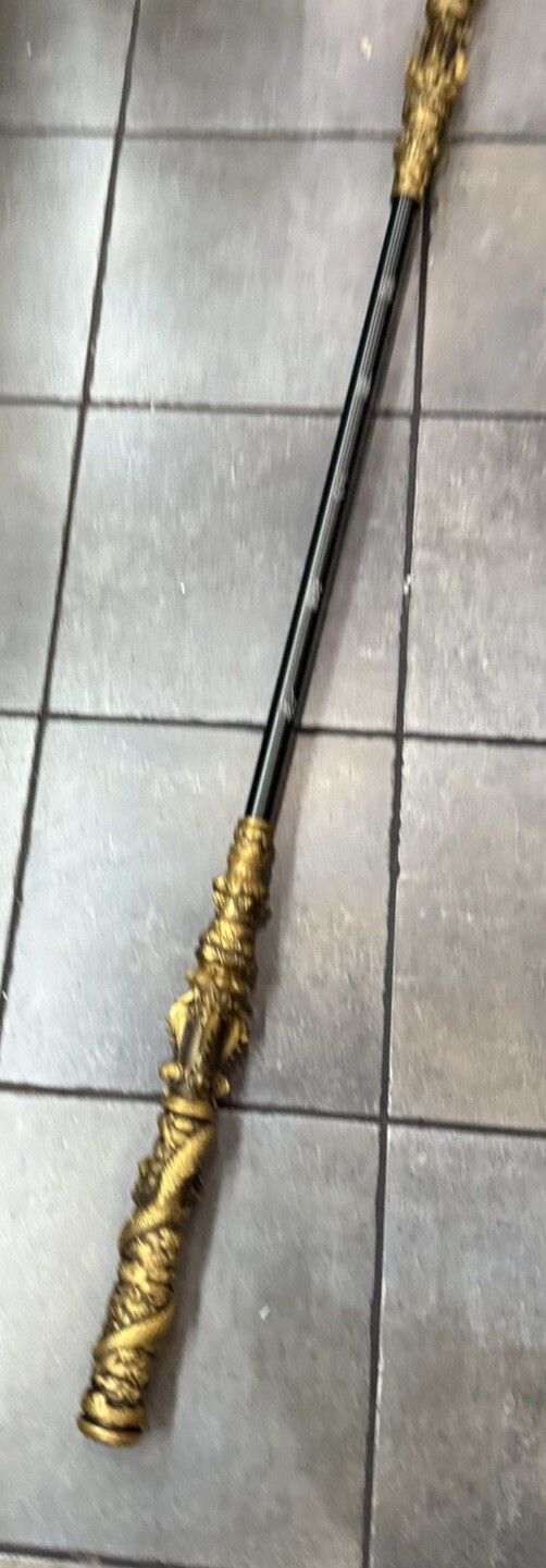 Monkey King Staff 53” Kungfu Gold Metal  Wushu Sticks 1:1