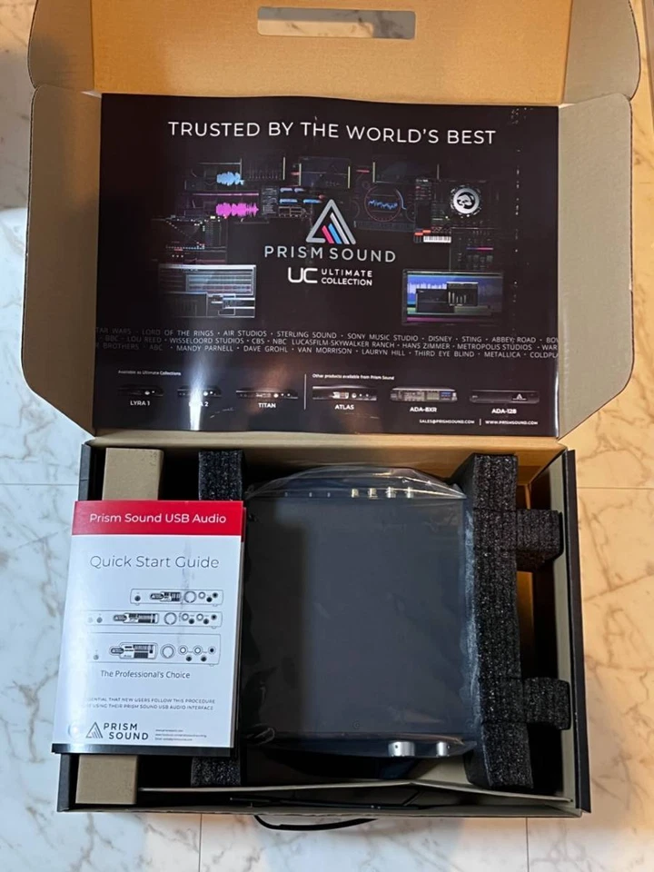 Prism Sound Lyra 2 USB AUDIO INTERFACE  B-STK  PERFECT CIRCUIT Color Black  - Image 3 of 4