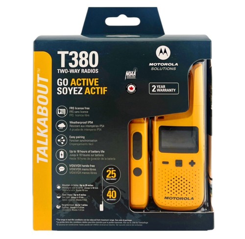 Motorola T380 Two Way Radio 6 PACK Walkie Takies 8 PTT Earpieces Drop-In Charger - Zdjęcie 7 z 7