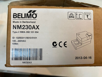 Belimo NM230A-X Drehantrieb Klappenstellantrieb 10Nm 230V mit Anschlusskabel NEU