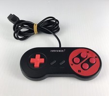 Retro-Bit SNES Controller Retro Bit Wired Red...