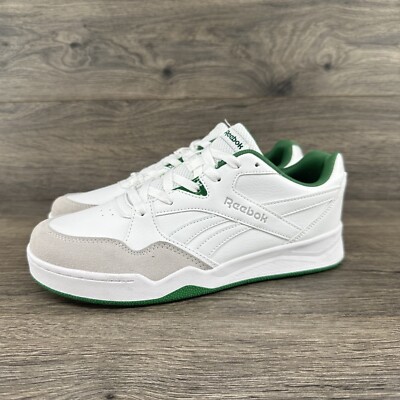 Reebok BB 4000 Shoes Size 7 K White Green Lifestyle Sneakers