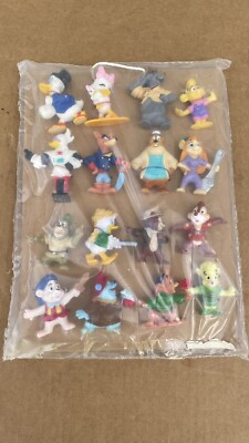 1991 Kelloggs Disney Afternoon Promo 16 PVC Set Gummi TaleSpin Excellent Used