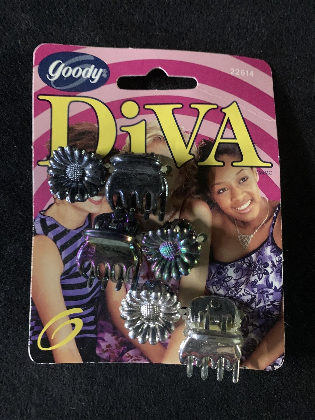 Y2K 1999 Goody Hair Clips Claws New NOS 6 Pack Multicolor 