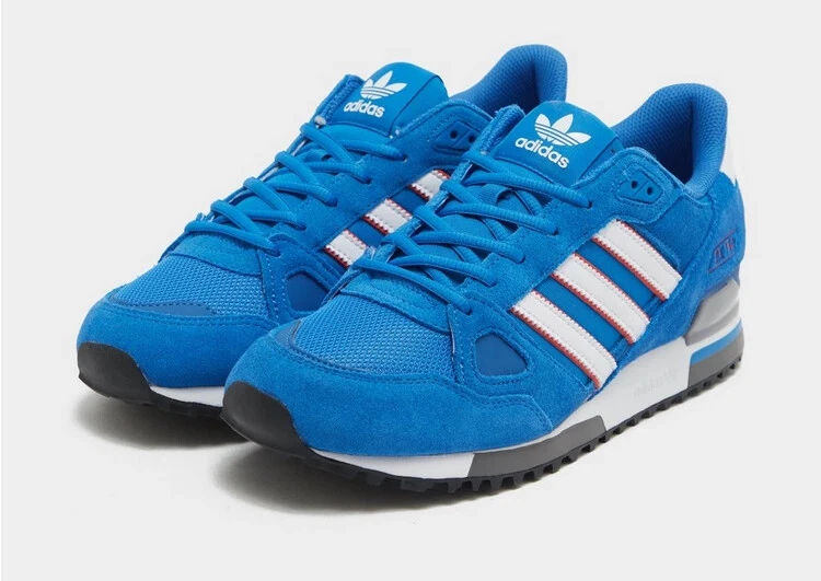 idee Vergelijking statisch Adidas Original Herren Zx 750 Schuhe Blau/Weiß | eBay