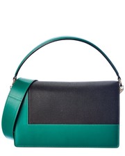 Valextra Swing Medium Leather Shoulder Bag Women's Green