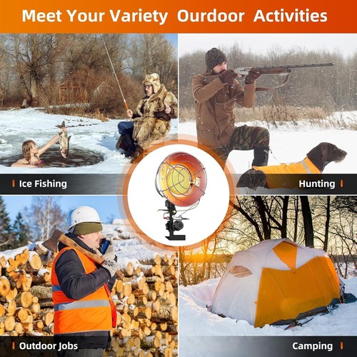 Mini 15,000 BTU Propane Heater for Camping and Outdoor Events - Lightweight - Picture 9 of 9