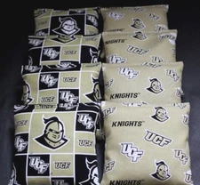 UCF KNIGHTS CORNHOLE BEAN BAGS 8 ACA Regulation Bags Top Quality!