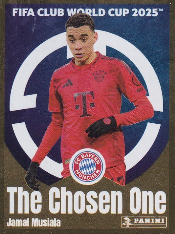 FIFA Club World Cap2011 ネイマール生写真 額付き Panini 2025 FIFA Club World Cup 25 Sticker No. 133 Jamal Musiala