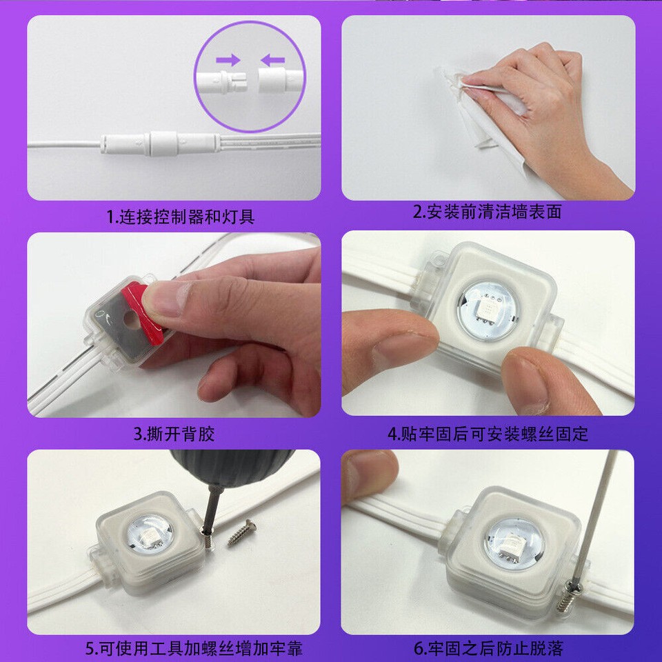 Permanent Outdoor Eaves Lights Smart RGBIC App Remote LED DIY Scene