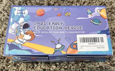 Happy World Card Early Education Device  blue  Fully Develop Baby s Imagination
