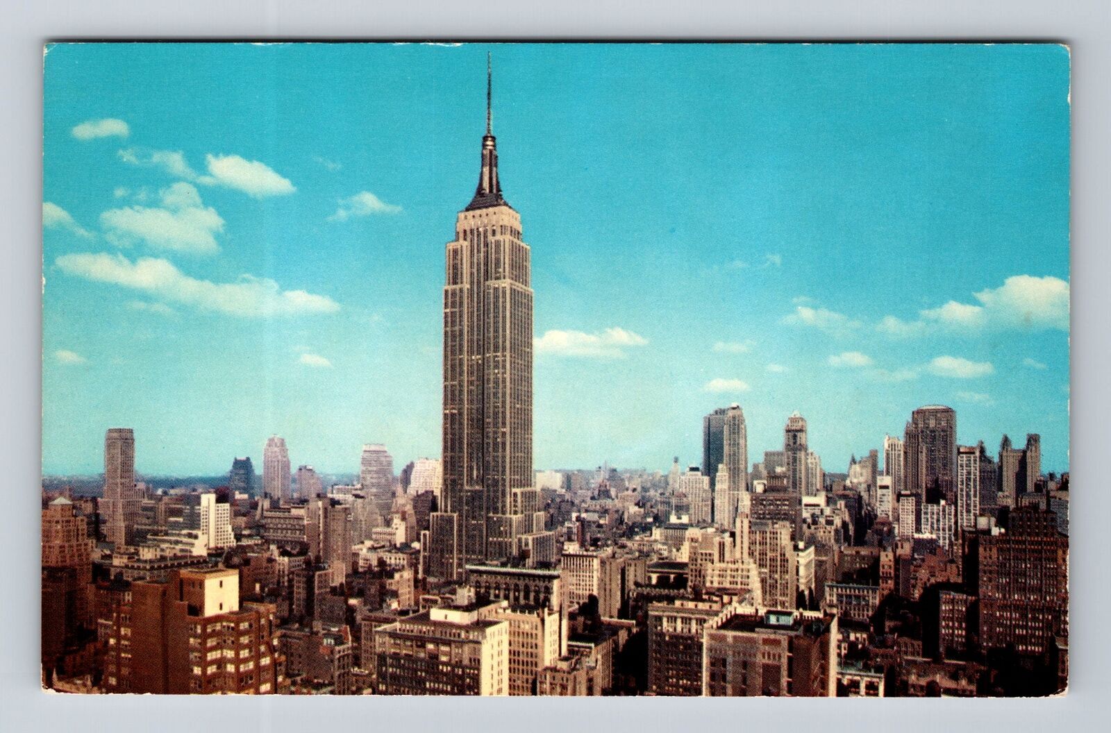 Antique Vintage New York City Empire State Building Postcard NY