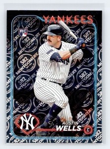 Austin Wells 2024 Topps #624 582 Montgomery Club Rookie