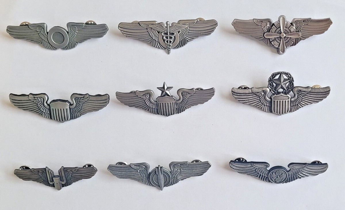 Replica US Air Force Wings Lapel Pin - Collectable US Army USAF 3