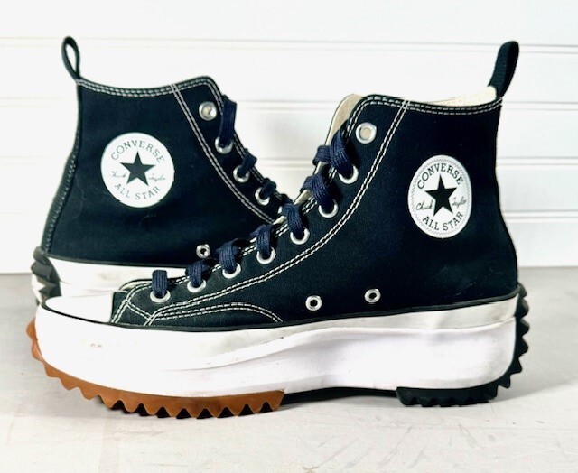 Converse Black Run Star Hike Mens Womens 12 UK