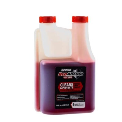 Red Armor 16 oz. 2-Stroke Engine Oil for High-Performance Small Engines.