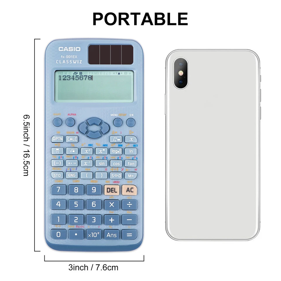 FX991EX Advanced Multi-function Scientific Calculator for School Work Office - Image 3 of 4