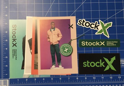Lot 8 StockX Green Tag Sticker Promo Card Insert Nike Shoes | eBay