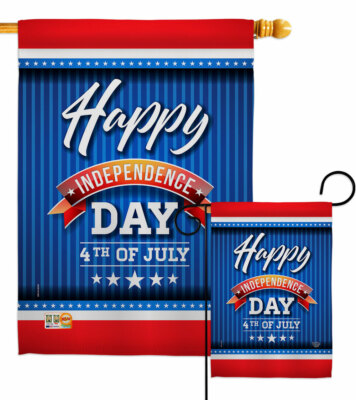 4th of July Day Garden Flag Fourth Patriotic Decorative Gift Yard House Banner
