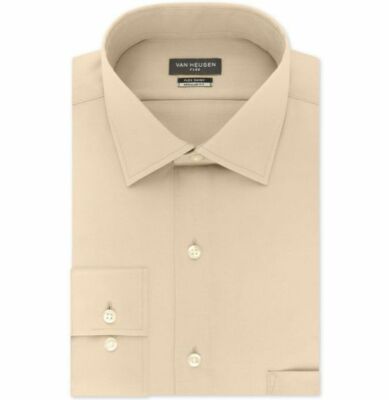 van heusen men's classic fit herringbone dress shirt Cronbie Long Sleeve Stain Shield Shirt Herringbone Print main image 0