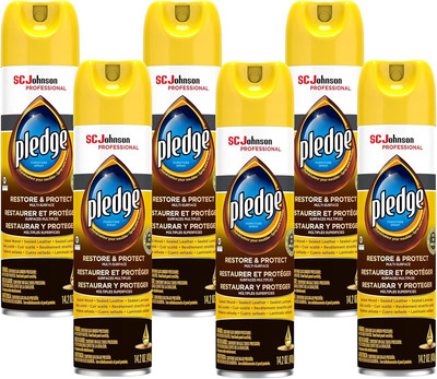 SC Johnson Pledge Revive It Aerosol, Moisturizes Surfaces, 14.2Oz (6 Pack)