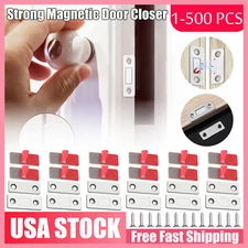 Strong Magnetic Door Closer Cabinet Catch Latch Cupboard Ultra Thin Closures Lot