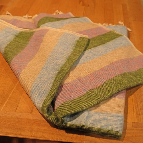 Wool Blanket Yak Colourful 220 115 Meditationsdecke Gift Soft Warming Handmade - Picture 37 of 107