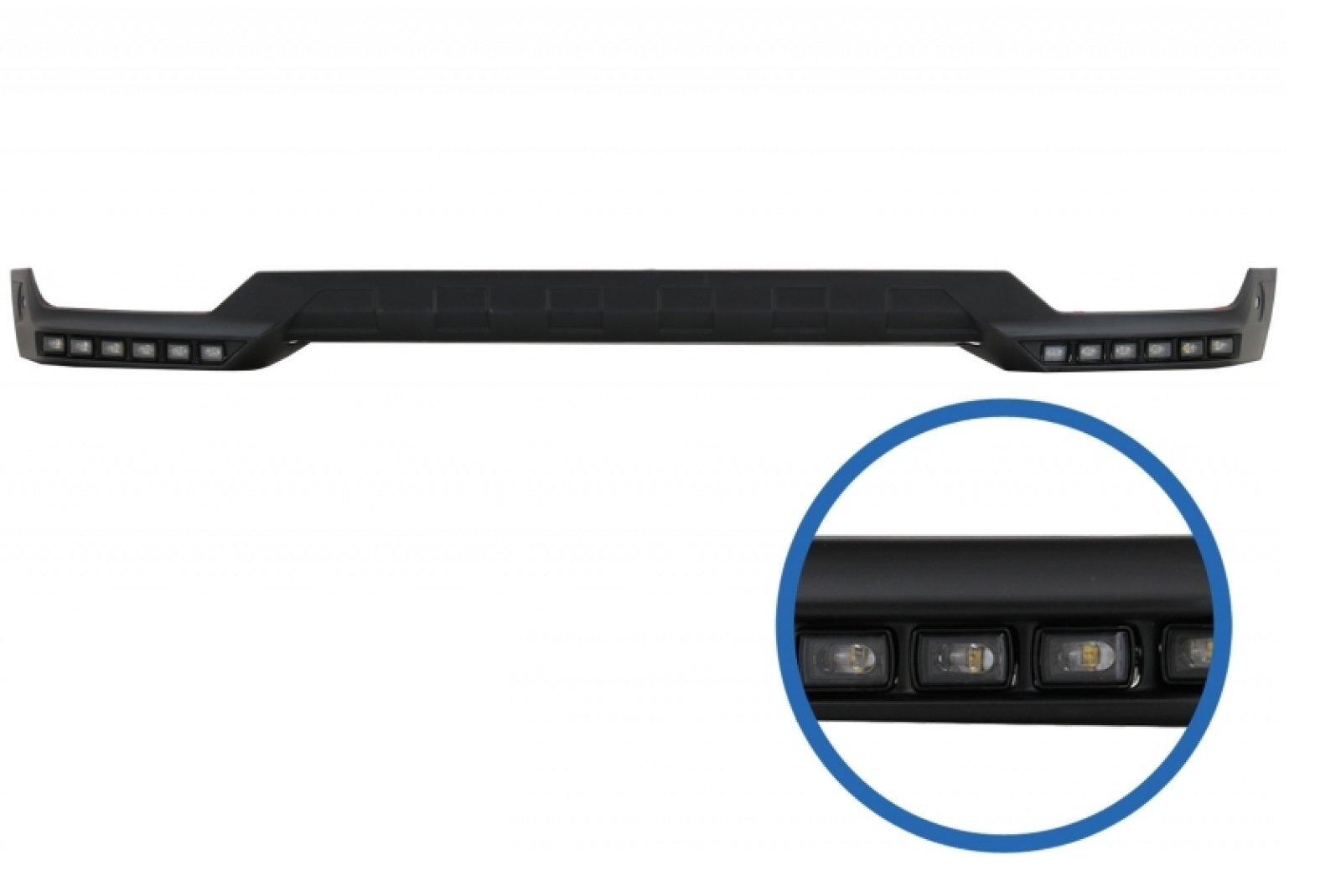 G63 Lower LED Lip Brabus Style G-Wagon G500 G55 G550 G65 New set Body Parts