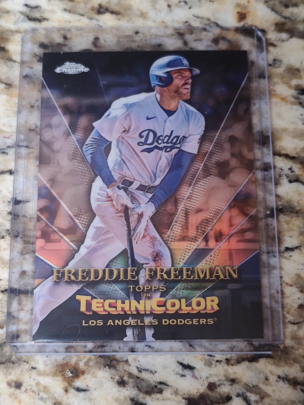 2023 Topps Chrome Freddie Freeman Technicolor Insert #TT-16 Dodgers