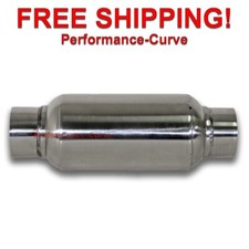 Exhaust Muffler Resonator - 304 Stainless Steel - 2.5 In - 11.50 Long Exhaust Muffler Resonator - 304 Stainless Steel - 2.5 In - 11.50 Long