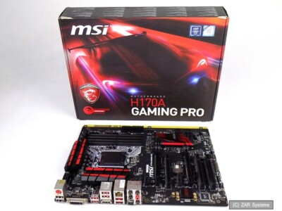 MSI 7978-002R Mainboard H170A Gaming Pro Intel H170 1151 Dual Channel DDR4, NEUW