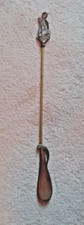 Vtg Brass Shoe Horn Ship Design Nautical Antique Sailboat 20  Wall Art