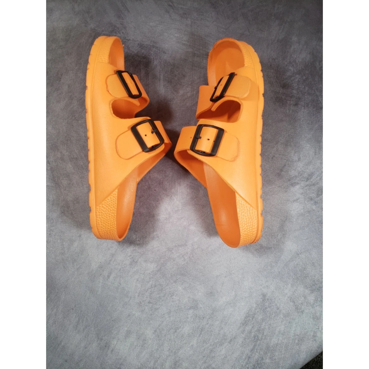 Orange sandals shop size 11