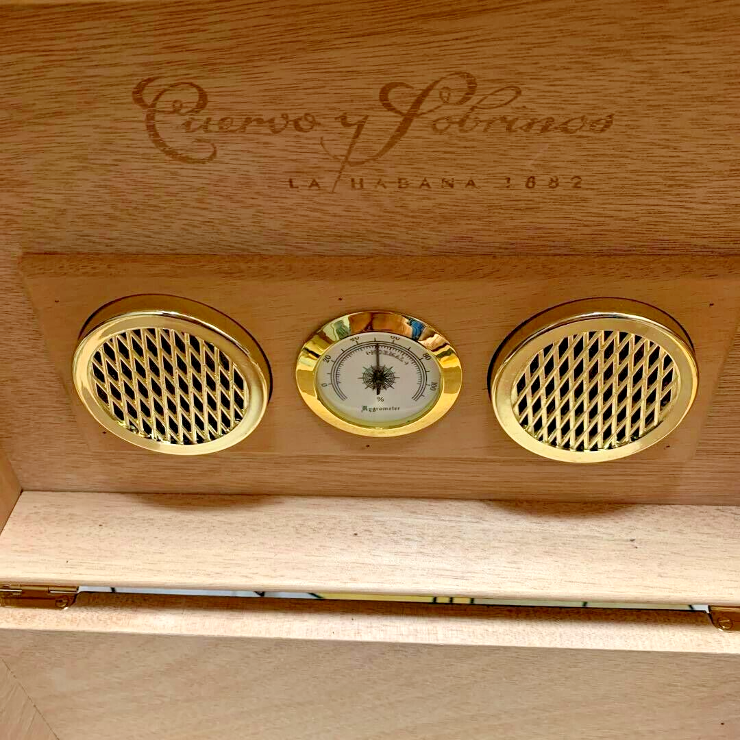 Original Cuervo y Sobrinos Watch Box Humidor Cigar Case Carbon Japan eBay