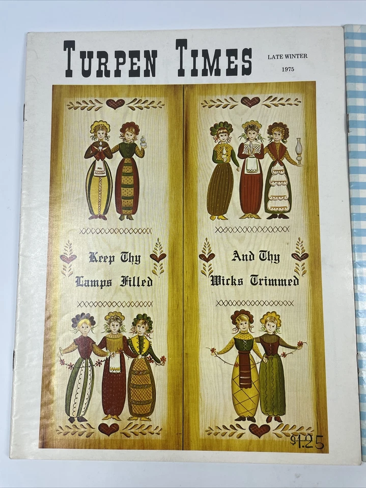 Jeans Turpen Times Painting Folk Art Winter 1975 & Spring 1976. - Image 2 of 4