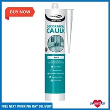 DECORATORS CAULK GAP & CRACK FILLER (EU3) - BOND IT ACRYLIC QUICK CURE WHITE