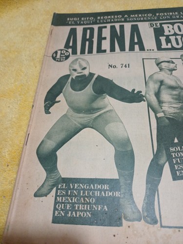 Zeitschrift Rare Arena De Box y Lucha mexikanisches Magazin (El Vengador) #741 Nove 1972 - Bild 3 von 12