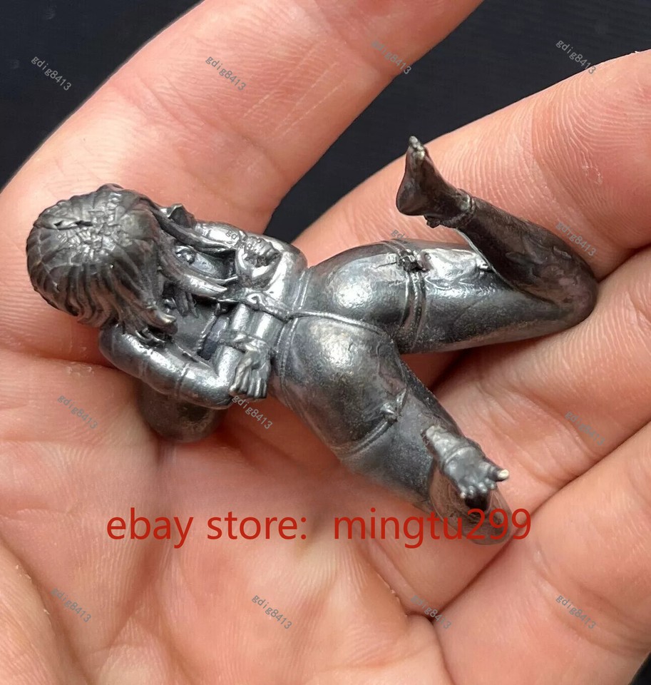 Brass Naked Sexy Cartoon Girl Statue Art Beauty Model Figurine Artwork eBay