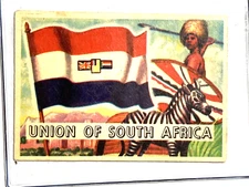 Flags of the World Union Of South Africa Card #9