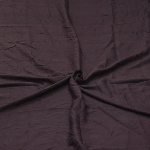 Tissu Sari En Soie 100% Pure Vintage - Violet, 4.6m X 1.07m, Artisanal Indien (Occasion)
