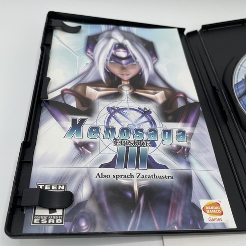 Xenosaga: Episode III 3 Also Sprach Zarathustra PS2 PlayStation 2 Complete CIB - Picture 4 of 8
